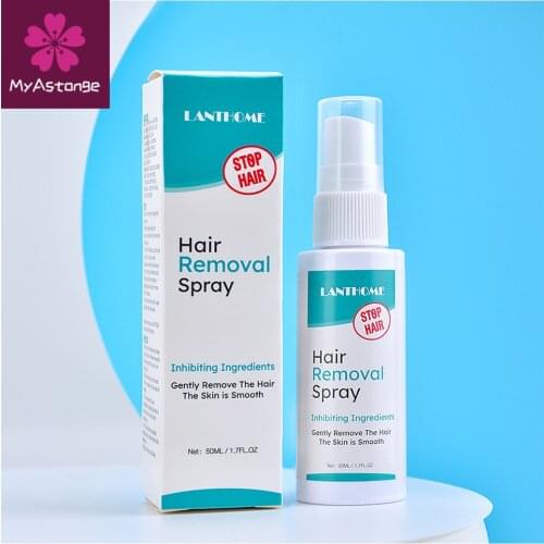 New Natural Permanent Hair Removal Spray Body Armpit Facial Hair Remover Stop Hair Growth Inhibitor Spray Depilatory Cream 50ml