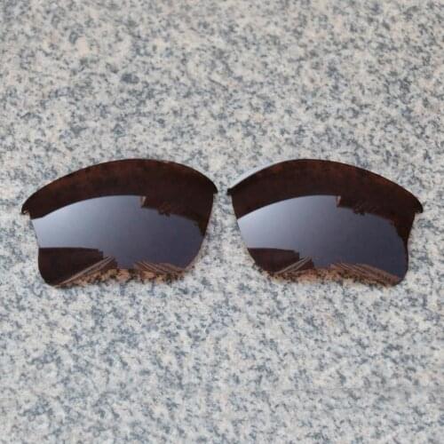 Wholesale E.O.S Polarized Enhanced Replacement Lenses for Oakley Flak Jacket XLJ Sunglasses - Earth Brown Polarized