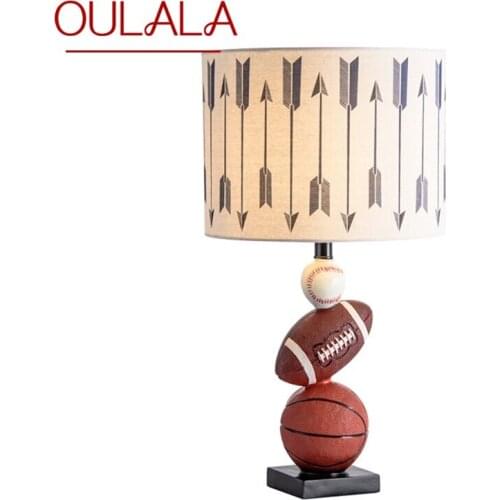 OULALA Creative Cartoon Table Desk Lamp Contemporary Resin LED Light for Home Children Bed Room Decoration