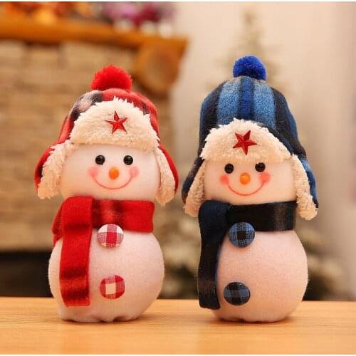 Ping An Fruit Packs Snowman Doll Toy Posechristmas Gift Gift Bag Christmas eve Apple Bag plush stuffed animals birthday