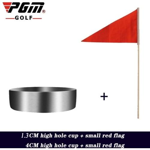 Professional Golf Hole Cup 2CM 4CM+ Small Red Flag 304 Stainless Steel Green Sports Training Supplies Golf Accessories PGM 2020
