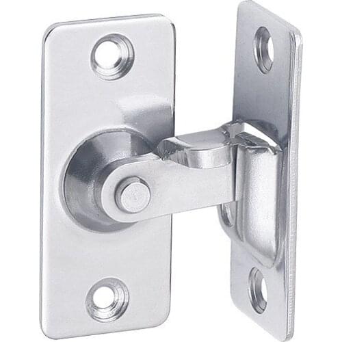 304 Stainless steel 90 degree Right angle buckle/hook lock/bolt,For sliding door Mini but strong Surface mounting Hardware Locks