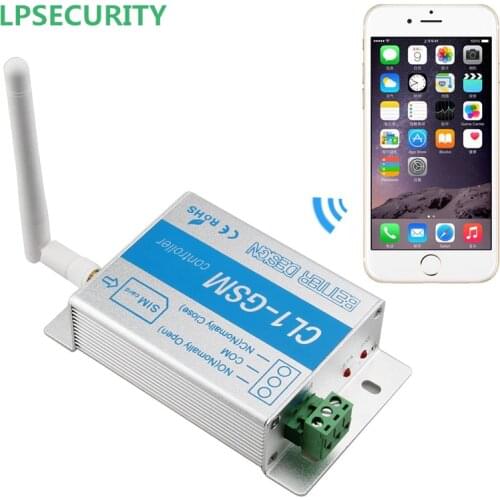 LPSECURITY GSM Controller SMS Call Remote Control Switch ON OFF Garage Door Gate Opener Light Curtain Motor Pump