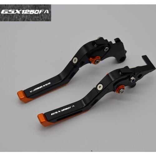 Yang hua CNC Folding&Extending Brake Clutch Levers For SUZUKI GSX1250 F/SA/ABS GSX1250FA GSX 1250 FA 2010-2016