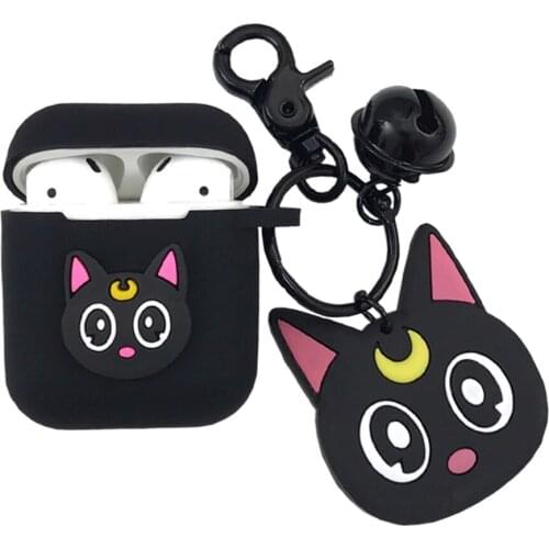 2020 For Xiaomi Airdots Pro 2s / Air 2 For Xiaomi 2S Case case cute cartoon Pendant with Keychain Silicone Earphones Cover