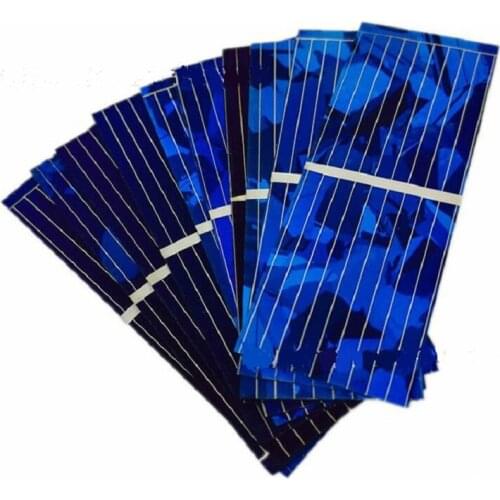 Solar Panels 0.5 V 320mA 52x19mm Color Crystal Solars Cell Module