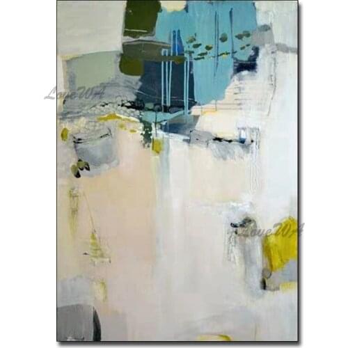 Modern Wall Hangings Pictures Hand Textured Canvas Wall Art Oil Painting Simple Abstract Artwork Large Size For Hotel Decoration