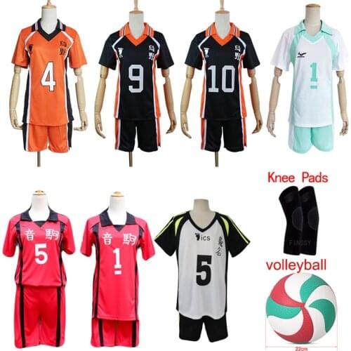 Volleyball Basketball Sportswear Training Suit Haikyuu Cosplay Costume Karasuno Hinata Shyouyou Sportswear Jerseys Uniform