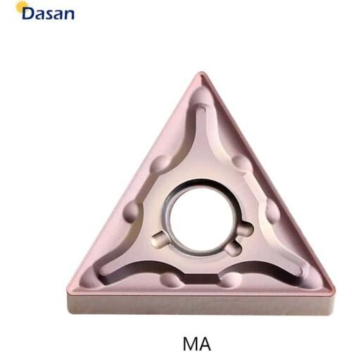 10pcs TNMG160408 MA Carbide Inserts TNMG 160404 Hard Alloy Blade Cutter CNC Lathe External Turning Tool Stainless Steel