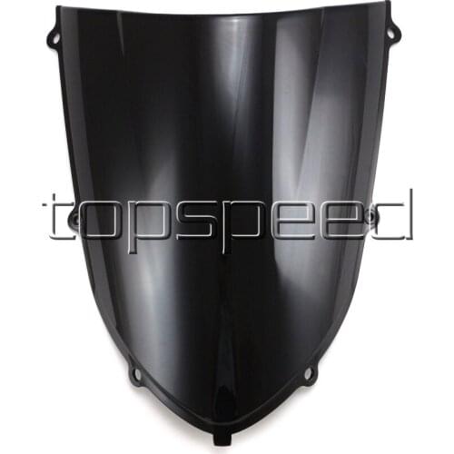 Motorcycle Windshield Windscreen For Kawasaki Ninja ZX10R 2004-2005 Black