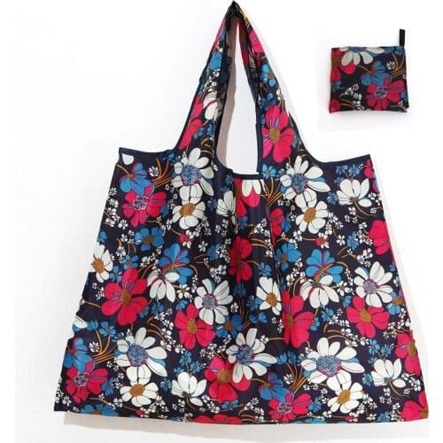 Large Capacity Shopping Bag Shoulder Bag Foldable Tote Bag Reusable Tote Bag Multi-color Ladies Tote Shopping Bag