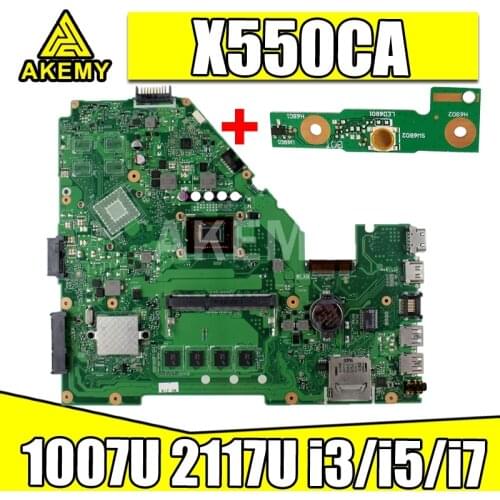 X550CA laptop Motherboard For Asus X550C X550CC X550CL Y581C R510C Mainboard test ok 2GB 4GB RAM 1007U 2117U i3/i5/i7 cpu