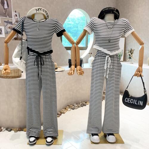 Long Sleeve Sports Suit Womens 2020 Summer New Fashion Sweater Casual Pants Two-piece Suit