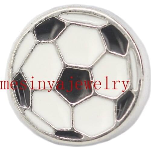10pcs football floating charms for glass locket Min amount $15 per order mixed items,FC-002