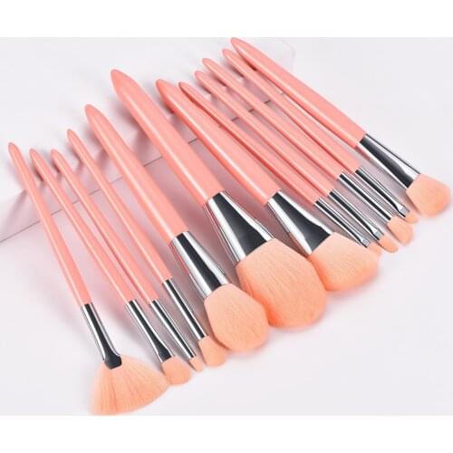 12pcs Foundation Powder Eyebrow Makeup Brush Set Eyeshadow Blending Blush Brush Beauty Make Up Kit Tool maquiagem