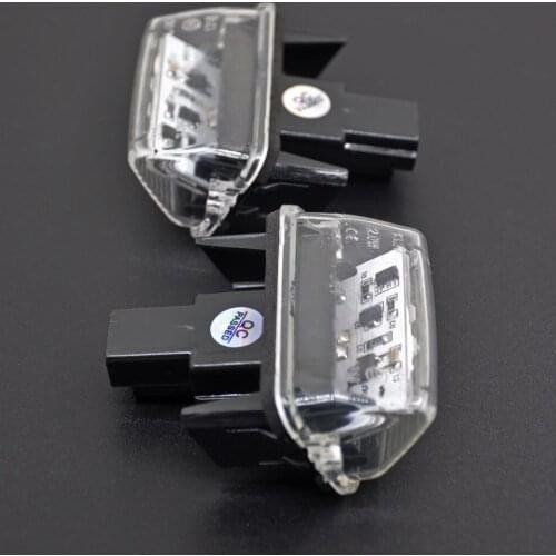 2x Car License Plate Lamps LED Custom License Plate Lights For Toyota Yaris 2012-2014 / Camry 2013-2014 / Auris 2009 - 2010