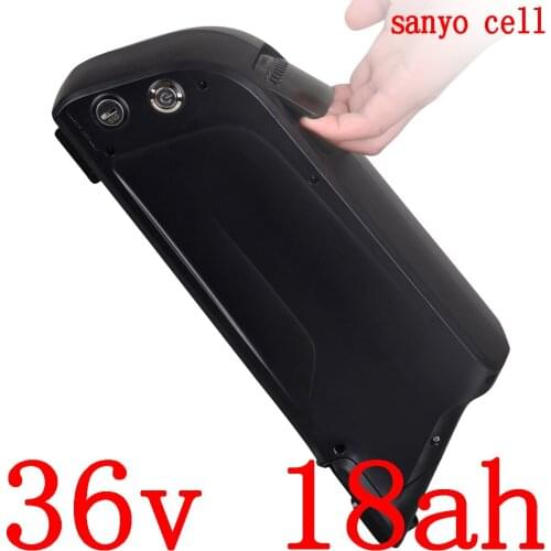 36v 18ah electric bicycle battery 36V 250W 350W 500W ebike battery 36V 10ah 10.5ah 14ah17.5ah 18ah lithium batttery sanyo cell
