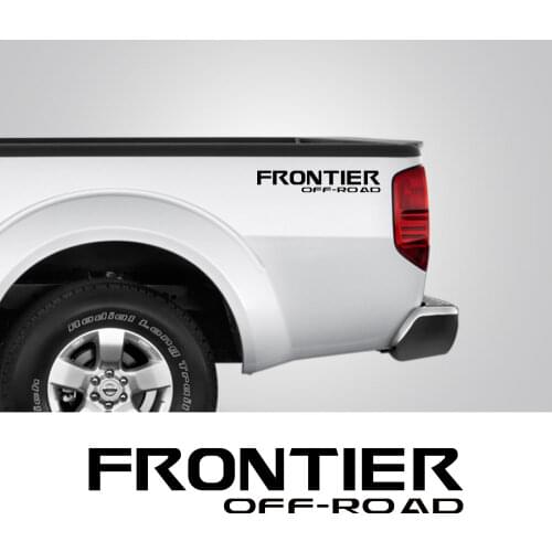 Car Stickers Pickup Trunk Bed Side Decals For Nissan Frontier Truck Graphics Vinyl Custom Decor Cover Auto Tuning Accessories