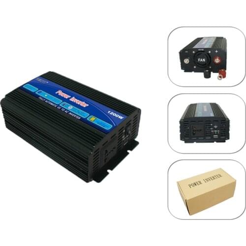DC12V to AC220v 1200W modified sine wave power inverter larger power inverter
