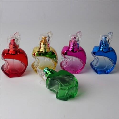 Spray Perfume Bottle , Colorful 15ml Glass Perfume Bottle Supplier,15cc Art Glass Perfume Bottle with Sprayer F467