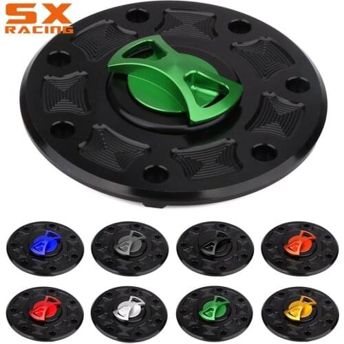 Motorcycle Gas Cap Oil Fuel Tank Cover For KAWASAKI FZX6R ZX6R ZX7R ZX9R KR250 ZXR250 ZXR400 ZXR750 ZX6E ZG1000 ZX11 ZRX1100