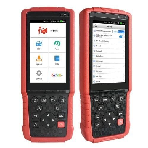 Launch CRP818 Full-System OBD2 Diagnostic Tool for European Cars Free Update Online OBD2 Car Diagnostic Tools