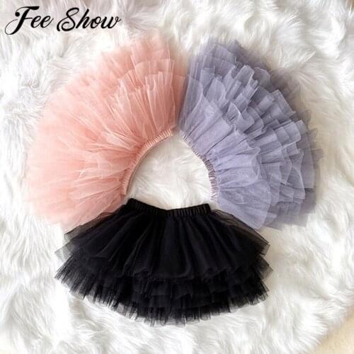 Baby Girl Skirt Spring 6 Colors Princess Tutu Mesh Short Style Skirt For Baby Girls Teenage Girls Clothing Kids Girls' Skirts