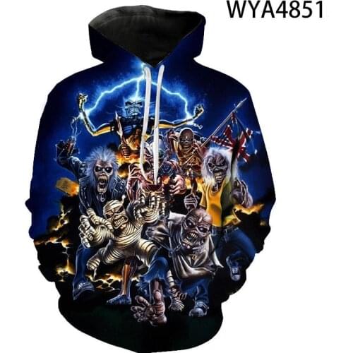 Fashion Iron Hoodies 3D Printed Men Women Children Sweatshirts Casual Boy Girl Kids Hip Hop Streetwear Pullover Long Sleeve Tops