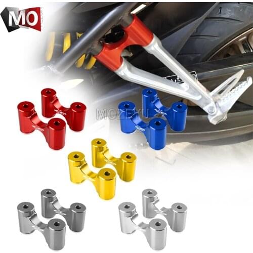 Motorcycle Passenger rest foot peg footrest wide pedal side bracket extender adjustment For Honda CB650R CB 650 R 2019-2020