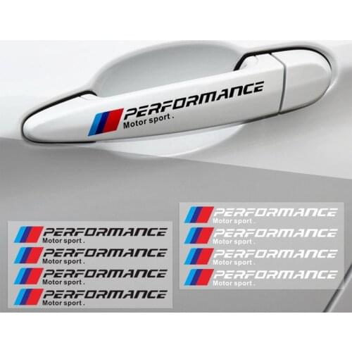 4pcs Car Door Handle Sticker Car Badge Body Decal for Bmw X1 X3 X4 X5 X6 X7 E46 E90 F20 E60 E39 F10 Car Accessories Car Sticker