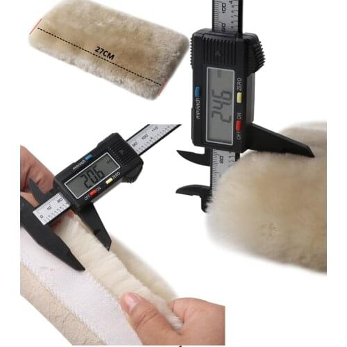 Car Seat Belt Shoulder Protector Pure Wool Fleece Shoulder Belt Seat Belt Covers Car Crossbody Shoulder Accessories Adjustable