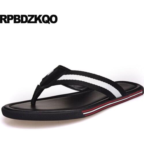 Slippers designer flip flop waterproof slip on soft mens sandals 2019 summer outdoor native water slides shoes striped nice