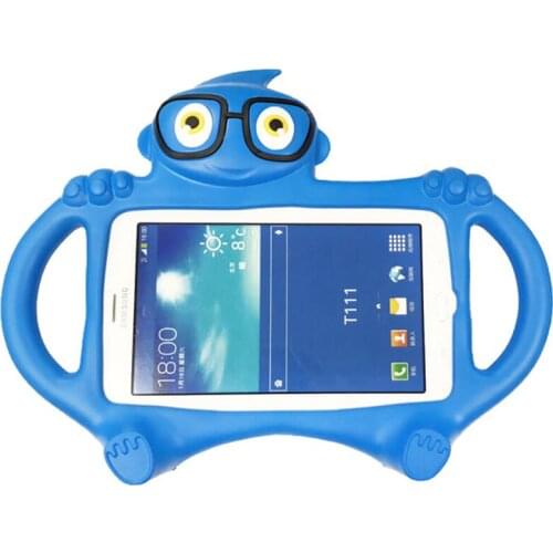 Cute Cartoon Kid Shape Silicone Tablet PC Cases For Samsung Galaxy Tab3 Lite P3200/T110/T111/T210 7" Tablet Cases, Anti-scratch