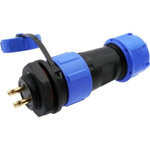 SP1710 SP1712 waterproof connector back nut plug ip68 2 pin aviation connectors sp17 3pin 4pin 5pin 7pin 9pin