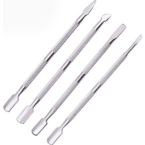 1pc ail Tool Double Headed Dead Leather Fork Durable Dead Skin Fork Stainless Steel Tools Wonderful Nail Tool