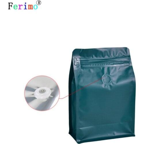 100pcs 13x20cm(5.1x7.8in)Blue Heat Seal Aluminum Foil Mylar Ziplock Bags Flat Big Zip Lock Bag For Air Valve Package Wholesale