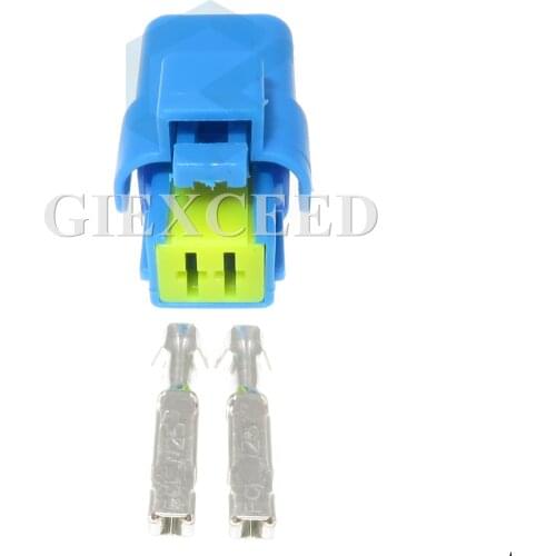 2 Sets 2 Pin Cable Automotive Connector Female Waterproof Sealed Plug For Peugeot Citroen