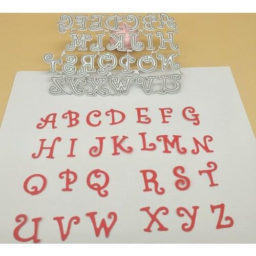 26 English letters metal cutting mold scrapbook photo album decoration DIY handmade art