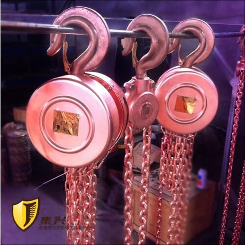 2T non sparking Beryllium Copper chain hoist HZS Non spak chian hoist BeCu brass chain hoist Safety hand chain hoist