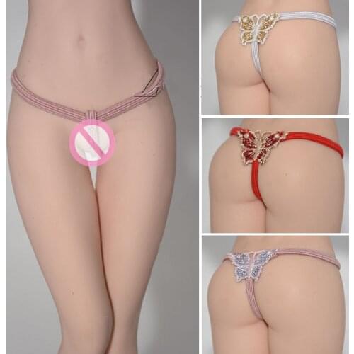 In Stock 1/6 Scale Clothing Accessories Model Female Sexy Low Waist Panties Thong Shorts for 12 inch Action Figure