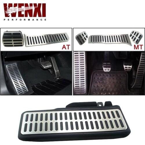 Car Gas Brake Rest Pedal Car Pedals for Volkswagen Vw Golf 5 6 MK5 MK6 Jetta MK5 Scirocco CC TIGUAN Toureg for Skoda Octavia A5
