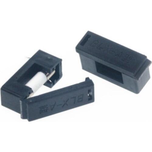 Free shipping 50PCS/LOT BLX-A type 5X20 with cover fuseholders 5X20 insurance tube socket