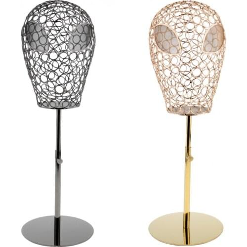 Blesiya Adjustable Mannequin Head Wig Hat Jewelry Holder Rack Display Stand