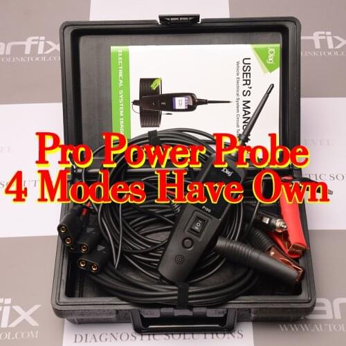 Carfix Auto Battery Tester 12V/24V Power Probe Circuit Tester Automotive Electric Circuit Electrical System Diagnostic Scanner