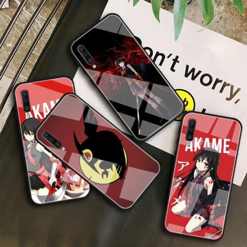 Akame Ga Kill DIY Tempered Glass Phone Case for Samsung Galaxy A10E A10S A20E A20S A40 A50 A60 A70 A80 A6 A7 A8 2018