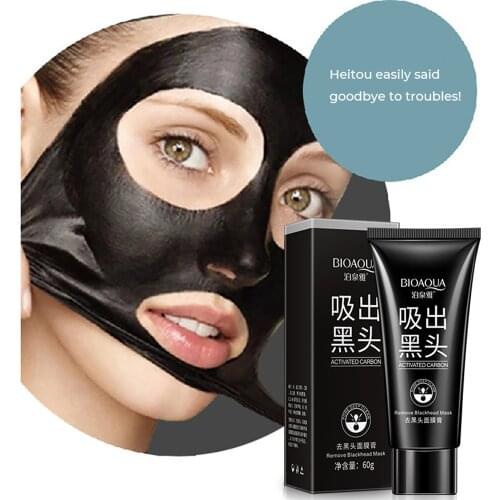 Blackhead Mask Shrink Acne Cleansing Pores Deep Cleansing T-Zone Mask Cream Oil Control Peeling Type Skin Care