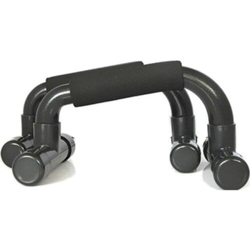 Black color good quality durable cheap price order directly H shape foam hand push up stand/bar
