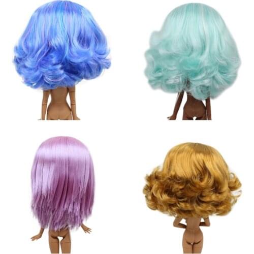 DBS blyth doll icy wig only, rbl scalp and dome short hair for DIY custom doll