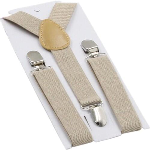 Candy Colors Kids Suspenders Adjustable Y-back Braces Clip-on Elastic Suspender Children Belt Baby Straps, 100PCS