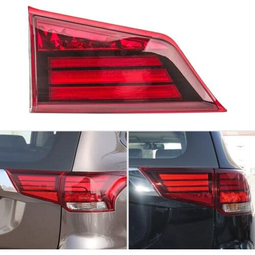DWCX New Car Right Rear Inner Side Tail Light Lamp Red Fit for MITSUBISHI OUTLANDER 2016 2017 2018